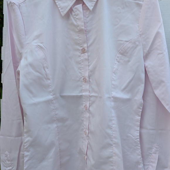 Rosa York Professional Attire Pink Button Down Top - Picture 6 of 8